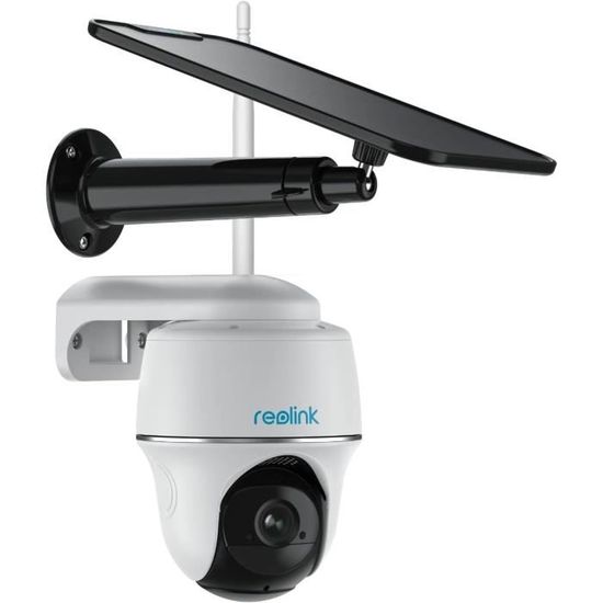 Caméra De Surveillance Solaire Reolink Argus Eco+ 2K - Extérieure, Sans Fil, Détection Intelligente, Audio Bidirectionnel