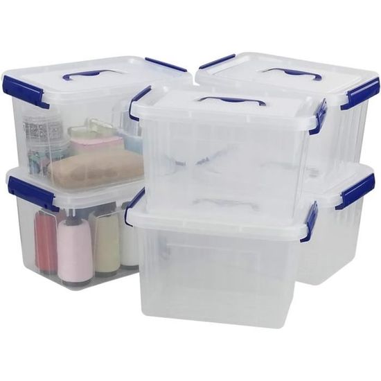 Lot de 12 boîtes de rangement transparentes pour cartes à jouer - 10 x 7 x 3,5 cm - En plastique - Étanche à la poussière - Pour ranger des cartes à