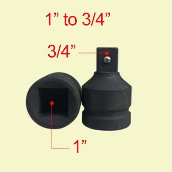 Adaptateur De Douille à Chocs 7/16" à 1/2" WHITE-USA SH16147 - Pour Lignards, Résiste à Plus De 500 Pieds-lbs