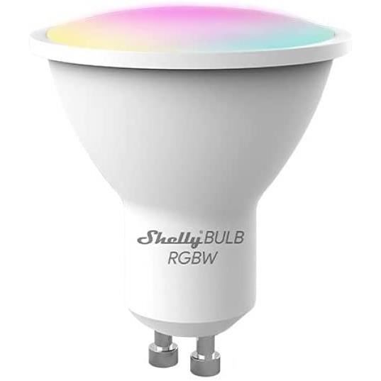 DUO RGBW GU10 Ampoule LED Smart WiFi à commande vocale compatible avec Alexa et Google Home