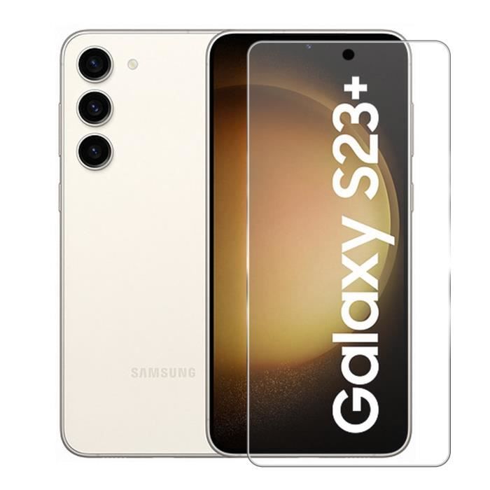 Lot de 2 Verre Trempé Samsung galaxy S23 Plus 5G Film Protection écran,Anti  Rayures,sans Bulles d'air,Ultra Résistant - Yuan Yuan