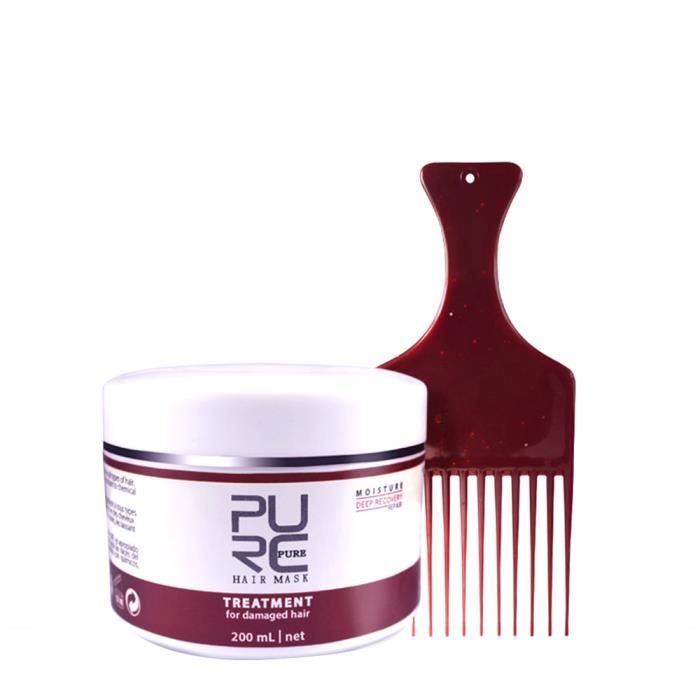 Le masque profond de réparation de produits naturels de soin des cheveux répare les cheveux secs et endommagés LZX70920736_cbas