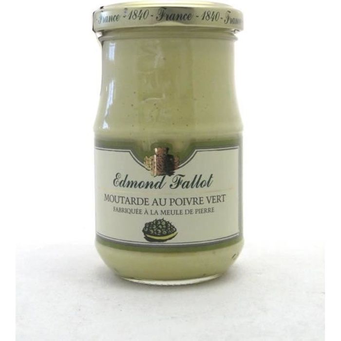 Moutarde de Dijon poivre vert 21 cl