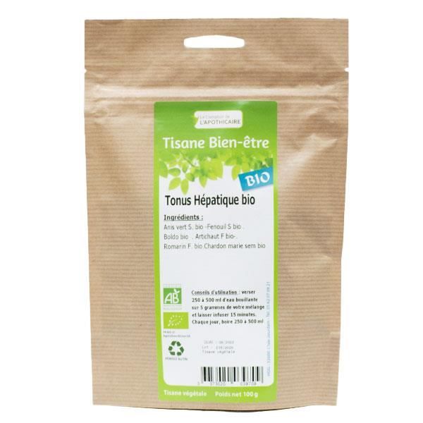 Le Comptoir de l'Apothicaire Tisane Tonus Hépatique Bio 100g