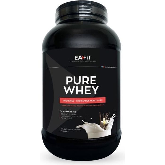 Eafit Pure Whey Vanille Intense 2.2Kg