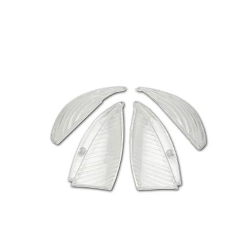 KIT DE 4 CABOCHONS CLIGNOTANTS TRANSPARENT PEUGEOT VIVACITY JUSQU'A 2007