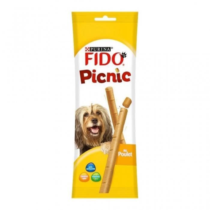 Fido Picnic au Poulet 5 Sticks 42g (lot de 10)