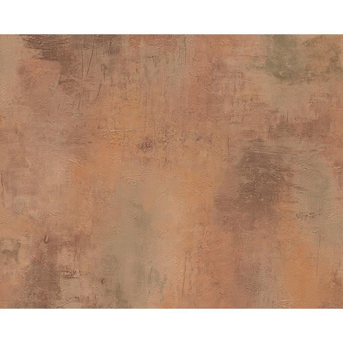 Papier peint intissé Decoworld/Patina - 10,05 m x 0,53 m - brun