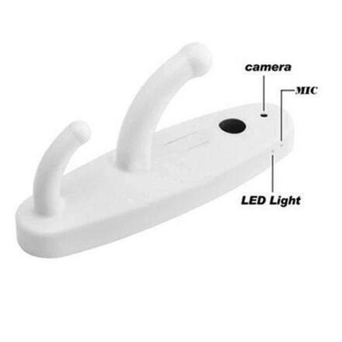 Mini Crochet Caméra Espion Vêtements Crochet Sans Fil DVR HD