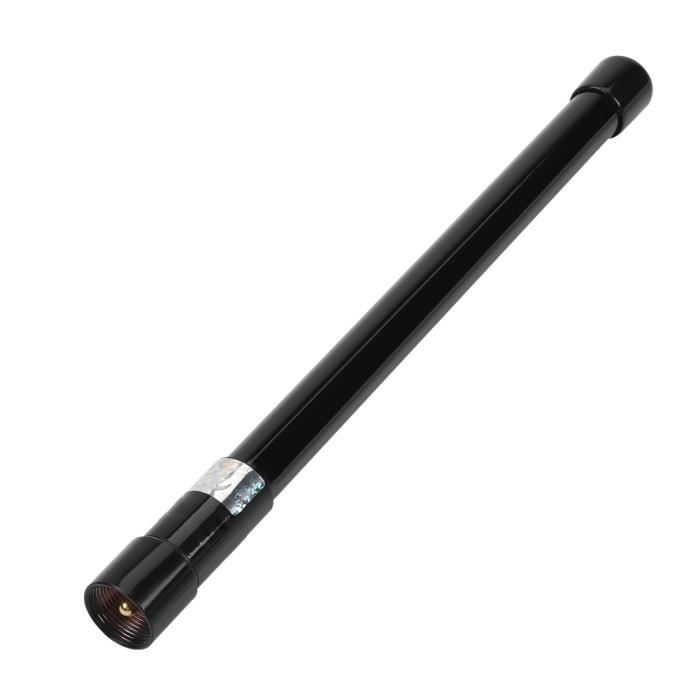Drfeify Pour NL-350 Pour antenne d'autoradio NL-350 UHF 400-500 MHz / VHF 130-174 MHz UHF / Pl259 prise mâle (noir)