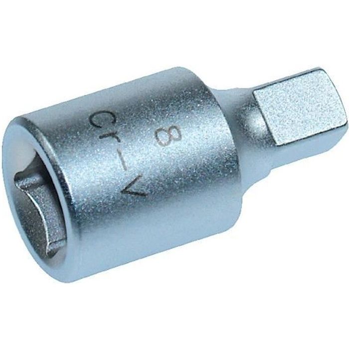 Embout de vidange, chrome vanadium, male, 3/8, carré, 8 mm - AUTOBEST