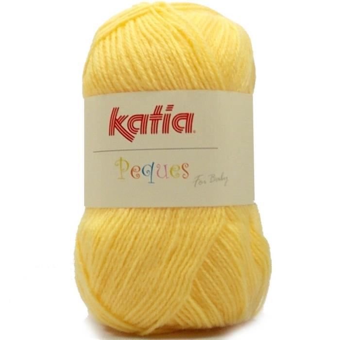 Laine PEQUES Katia 84916 Jaune poussin