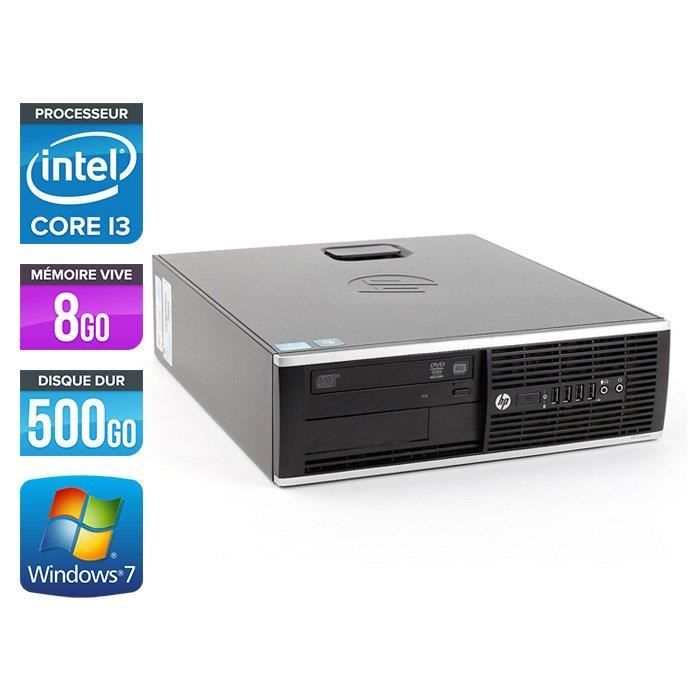 HP Elite 8200 SFF - Intel Core i3 - 8Go - 500Go