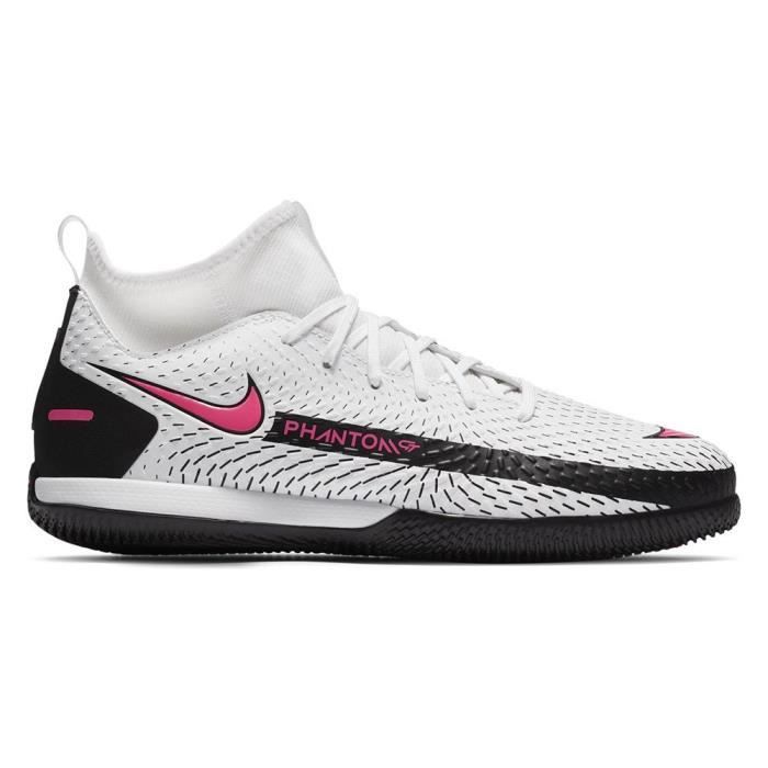 Chaussures NIKE Phantom GT Academy DF IC JR Blanc - Mixte/Enfant