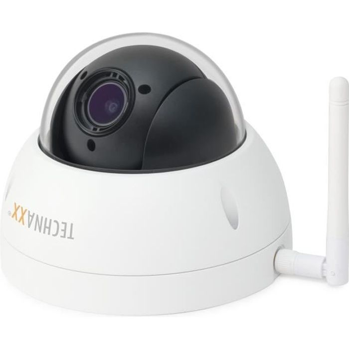 TECHNAXX Caméra de surveillance IP Speed Dôme Full HD connectée avec zoom optique TX-67