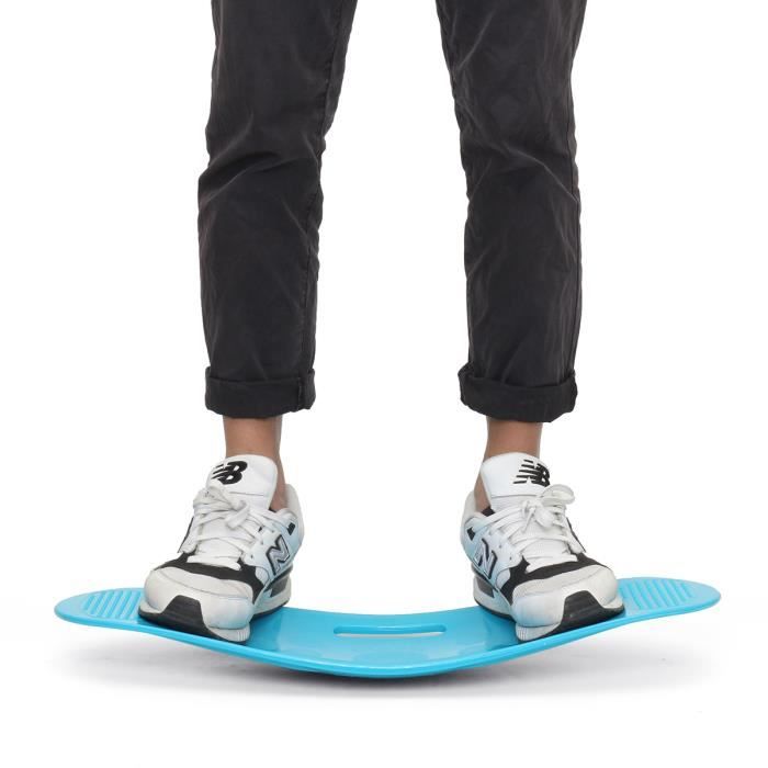 TEMPSA Unisexe fitness planches d'exercices entraînement Balance équilibrage 60X25cm BLEU