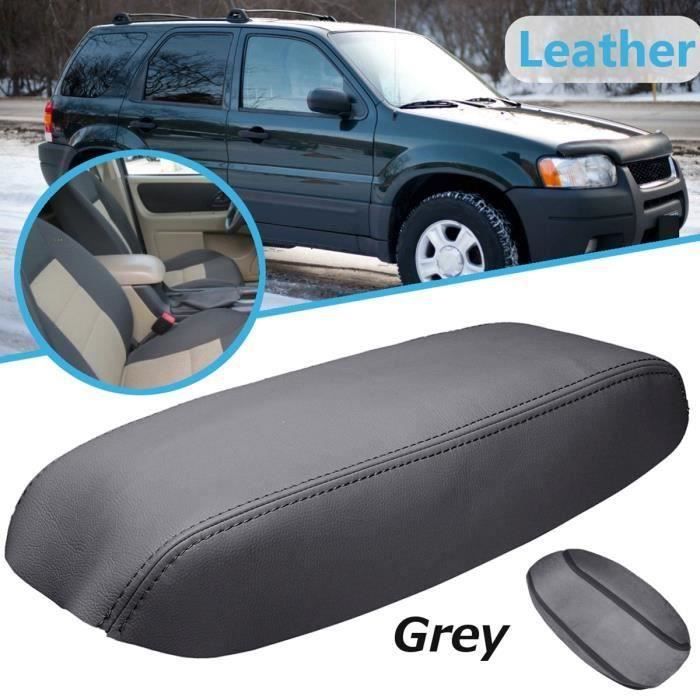Console Pour Accoudoirs Pour Console Centrale en Cuir Pour Ford Escape 2001-2004 GRIS No52262