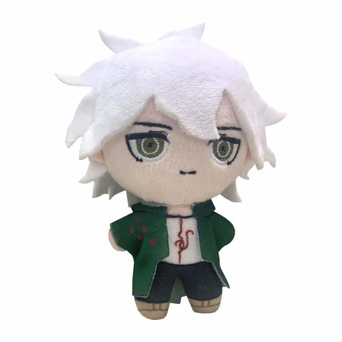 Pendentif Peluche Makoto Naegi & Nagito Komaeda 10 Cm – Porte-Clés Mignon Danganronpa, Décoration Sac, Cadeau Fan Anime