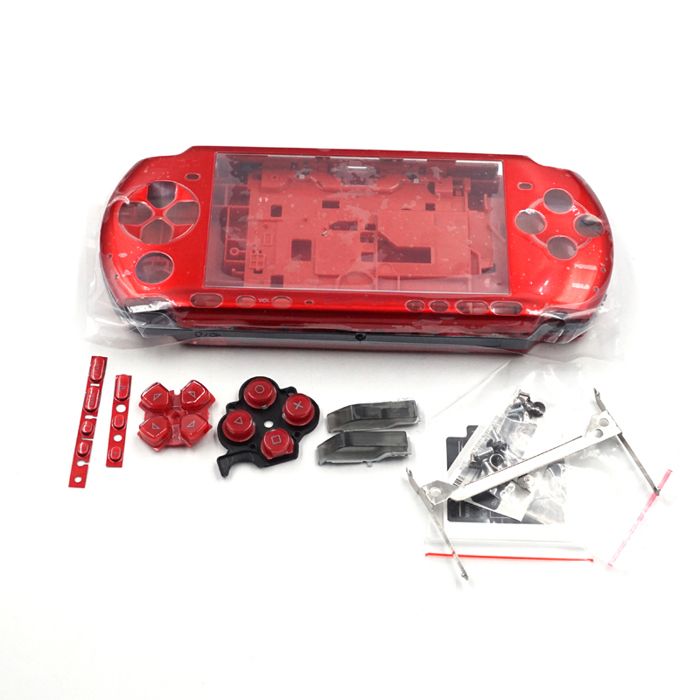 pour Sony PSP3000 PSP 3000 Console de jeu remplacement boîtier complet coque avec kit de boutons
