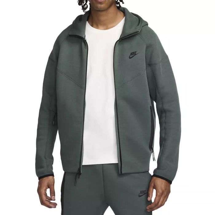 Veste - Nike - M NK TCH FLC FZ WR Hoodie - Gris - Manches longues - Multisport