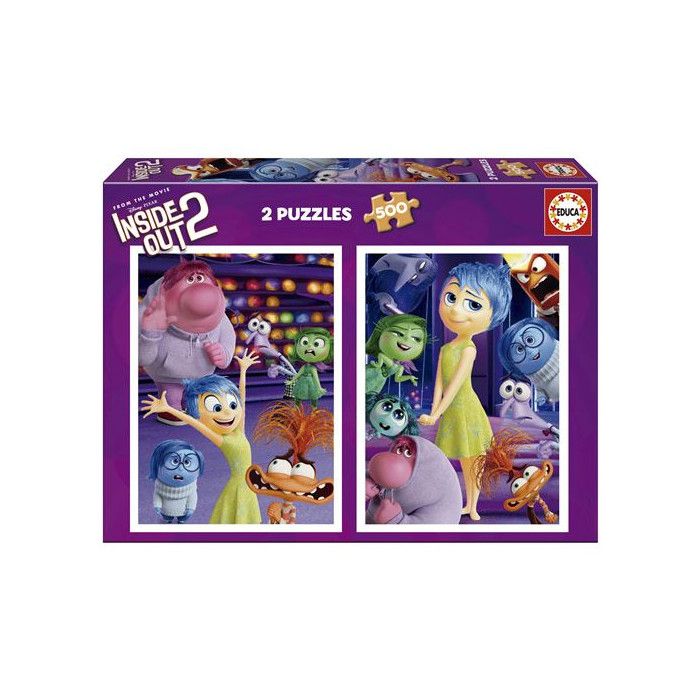 Set de 2 puzzles 500 pièces Educa Vice versa 2