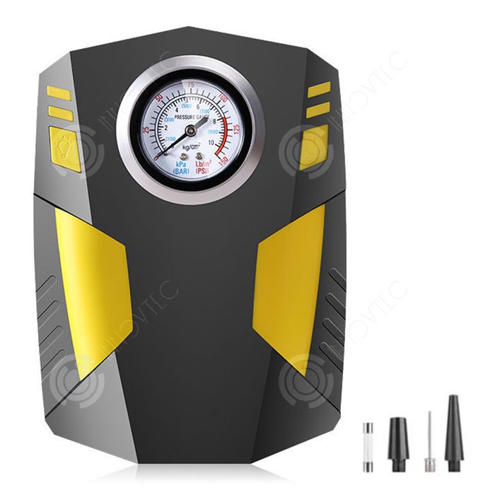 INN Pompe à air de voiture 12V 120W 22 cylindres Éclairage LED ...