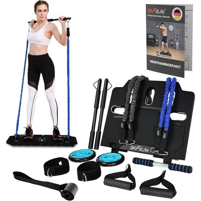 DH FitLife Kit d'entraînement Complet à la Maison, Appareils de Fitness ...