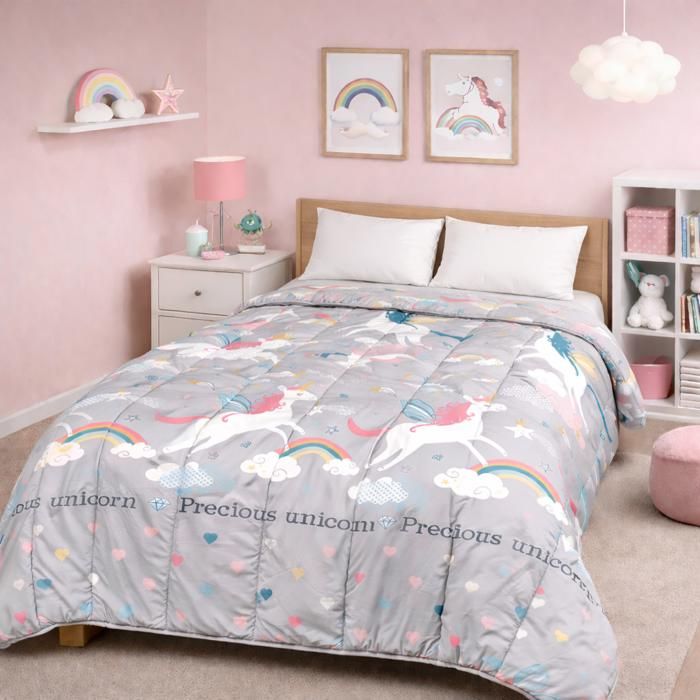 Couette - MORTREUX - Ninon - 200 x 200 cm - Tempérée - Imprimée - Lavable en machine