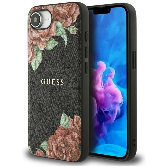Coque Guess Hardcase 4G Flower Print MagSafe pour iPhone 16e