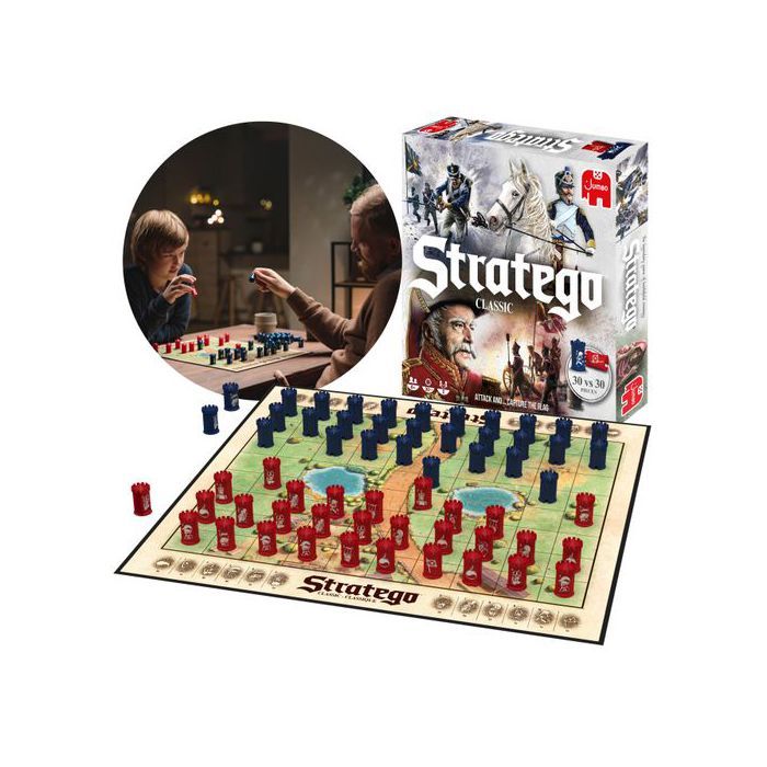 Stratego Classic Jeu de société stratégique familial jeu de logique pour deux joueurs 8+
