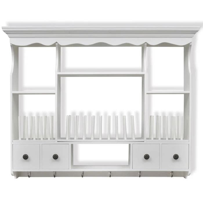 En PromotionArmoire murale de cuisine/Armoire Flottante - COCO - Placard de cuisine - en bois Blanc 9286cqq77l
