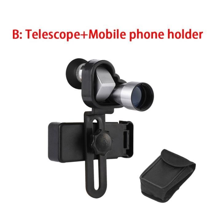 Mini Télescope De Poche HD – Monoculaire Zoom 8x, Vision Nocturne, Camping