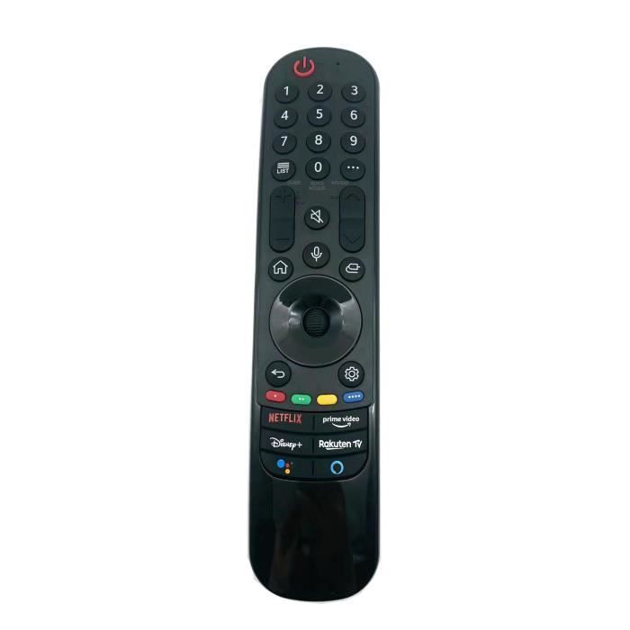 Télécommande LG MR21GC Noire - Occasion - Fonctionnelle Avec Marques D'usure