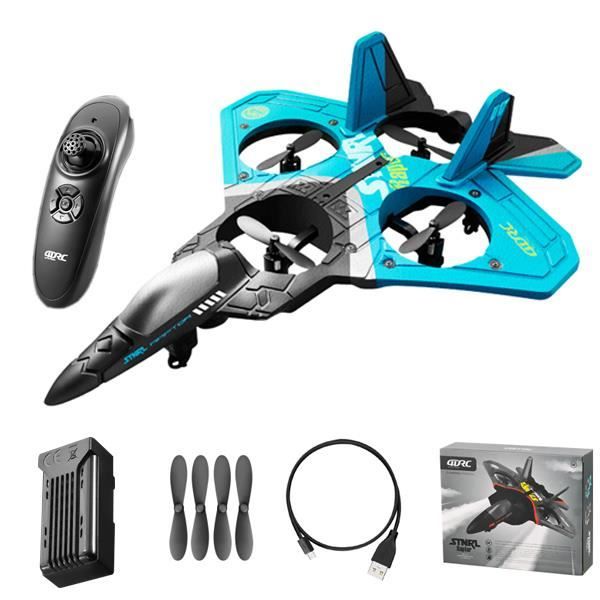 Flanacom Lot De 2 Avions En Polystyrène XXL - 43 Cm, Planeur Résistant Pour Enfants | Jouet D'Extérieur Lancer Et S'amuser