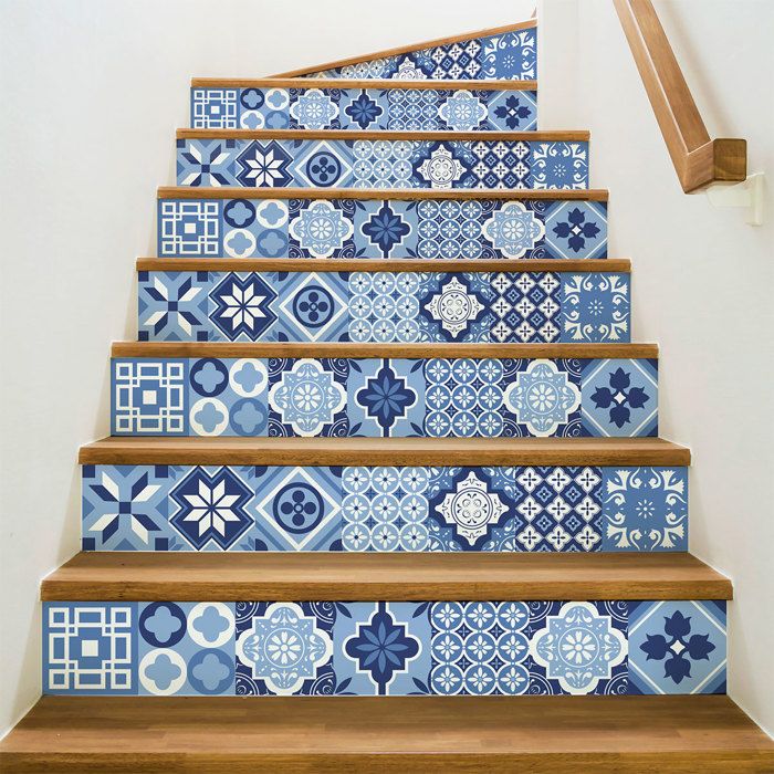 Stickers adhésifs escalier carrelages contremarche - KAKADEG - 26x90cm