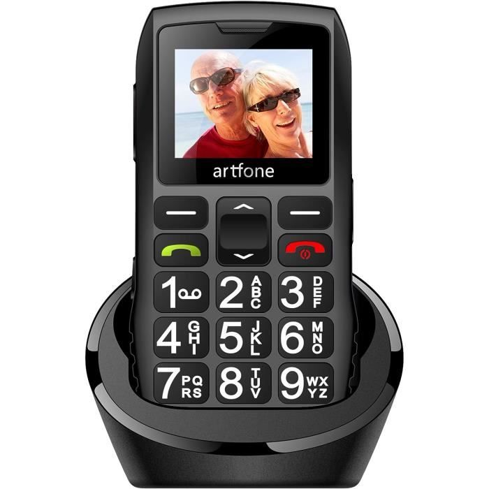Artfone C1+ Téléphone Portable Senior Débloqué avec Grandes