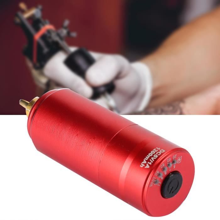 Drfeify Alimentation fil de tatouage Alimentation électrique de