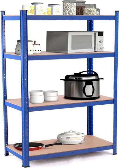 Etagere De Rangement Avec 4 Etageres Pour Garage Atelier Charge