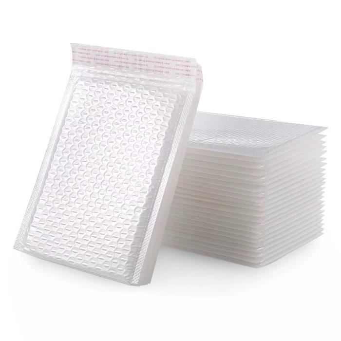 Papier Bulle En Sachets - 100 Pièces 15x25 Cm - Protection Emballage Fragile - Idéal Pour Envois Colis