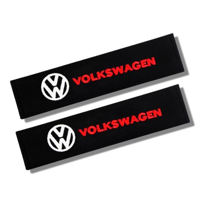Ceinture de Securite de Voiture en Coton Juste de Protection Respirante pour Volkswagen VW GOLF CC Polo Tiguan Black Style A Cdiscount Auto