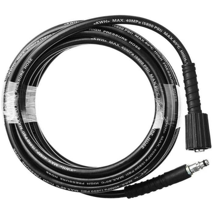 Tuyau Haute Pression Lyrlody 10m - Filetage M14/M22 - Compatible K2 K3 - Renforcé Et Résistant