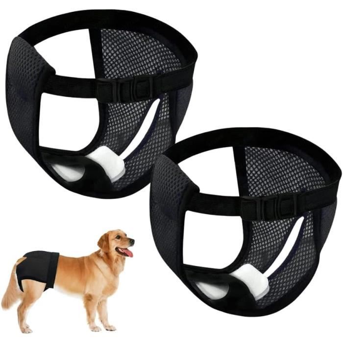 2 Paquets Culotte Chiennes Chaleurs XL Couche Chien Femelle Culotte Menstruelle Chien Culotte Regle Chien Pantalon