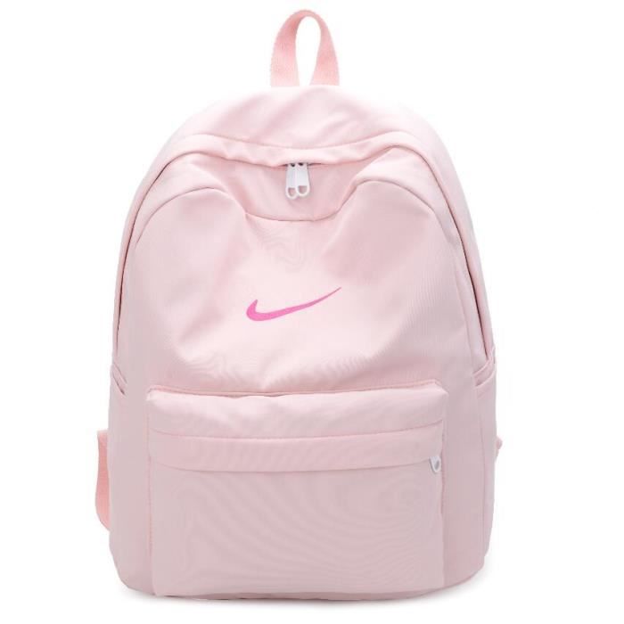 Nike DOS Cartable femmes d'ordinateur d'école Grande capacité Loisirs Voyage bandoulière Poche - Rose Rose Cdiscount Bagagerie - Maroquinerie