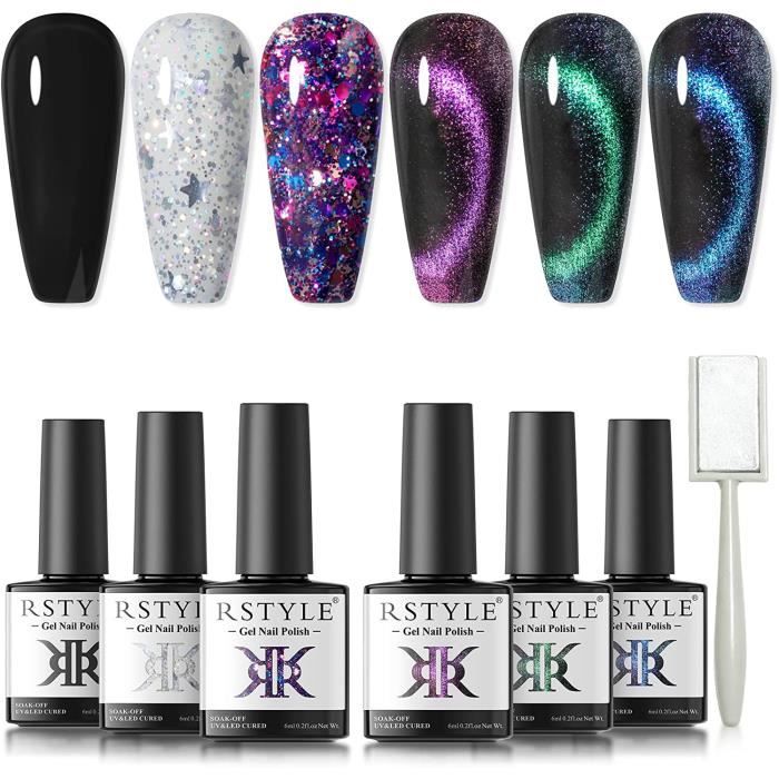 Vernis Semi Permanent Vernis à ongle UV Gel Cat Eye Gels Semipermanents avec