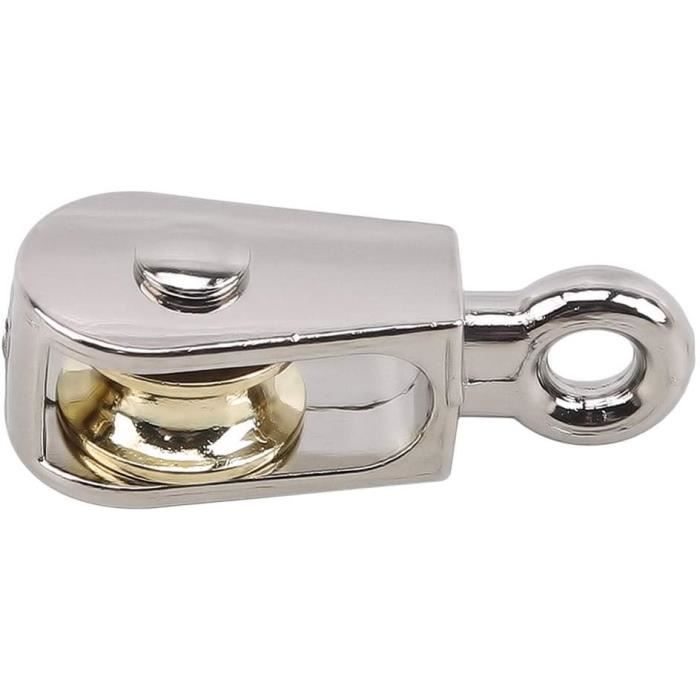 Poulie à Gorge Simple 20mm - Alliage Aluminium - Alésage Fixe 4 à 10mm Au Choix - Pour Courroie 6mm