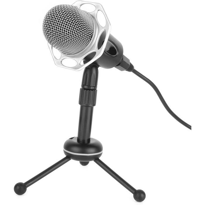 Microphone PC Portable Plug and Play Pliable Rétractable Trépied Stand
