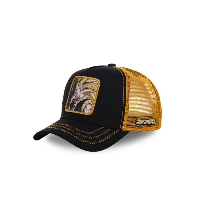 Casquette Caplabs Dragon Ball Goku Orange TU Noir