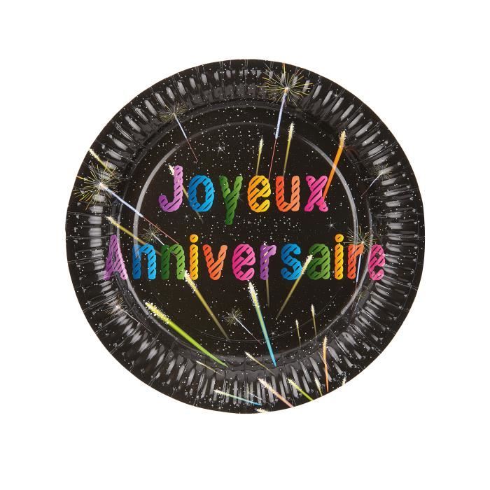 6 Assiettes En Carton Anniversaire Feux D Artifice 23 Cm Cdiscount Maison 6 Assiettes En Carton Anniversaire Feux D Artifice 23 Cm Cdiscount Maison