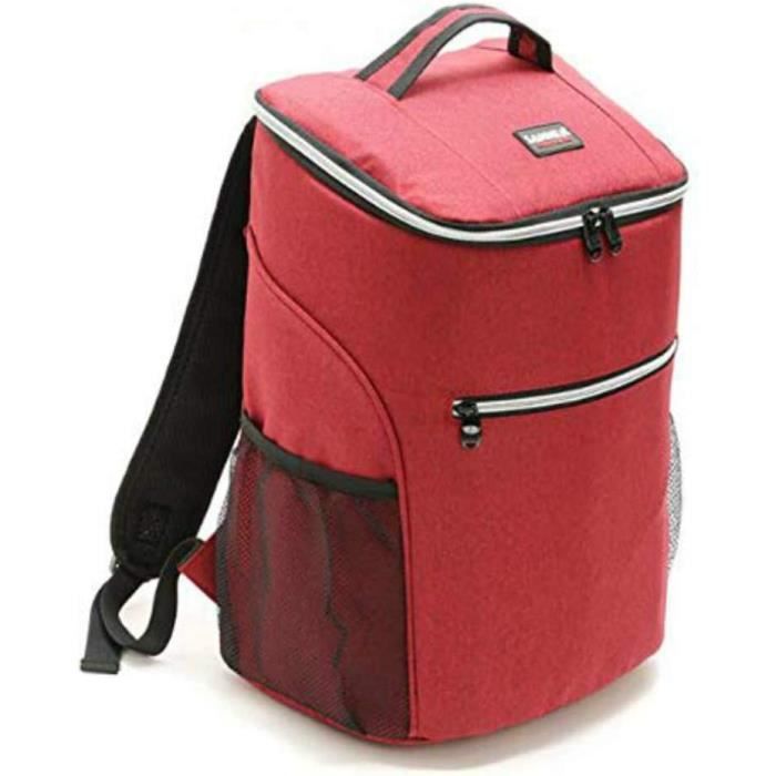 Sac à dos pique-nique rouge 20L