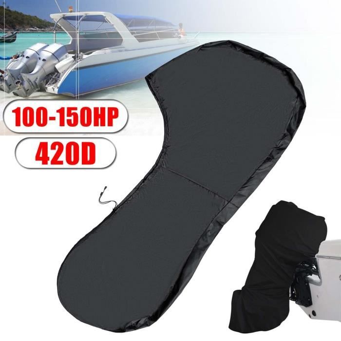 Housse De Protection étanche Pour Moteur Hors-bord 100-150HP - 420D Noir